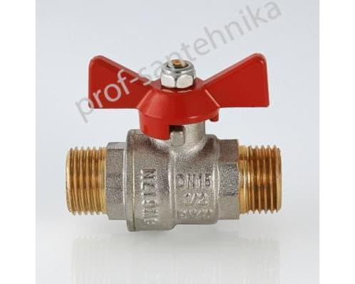 Кран шаровой VALTEC бабочка 1/2 наружная-наружная VT.219.N.04 V VT.219.N.04