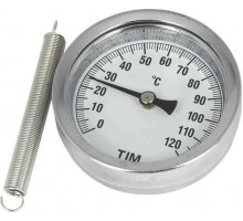 Термометр накладной с пружиной TIM Y-63A-120